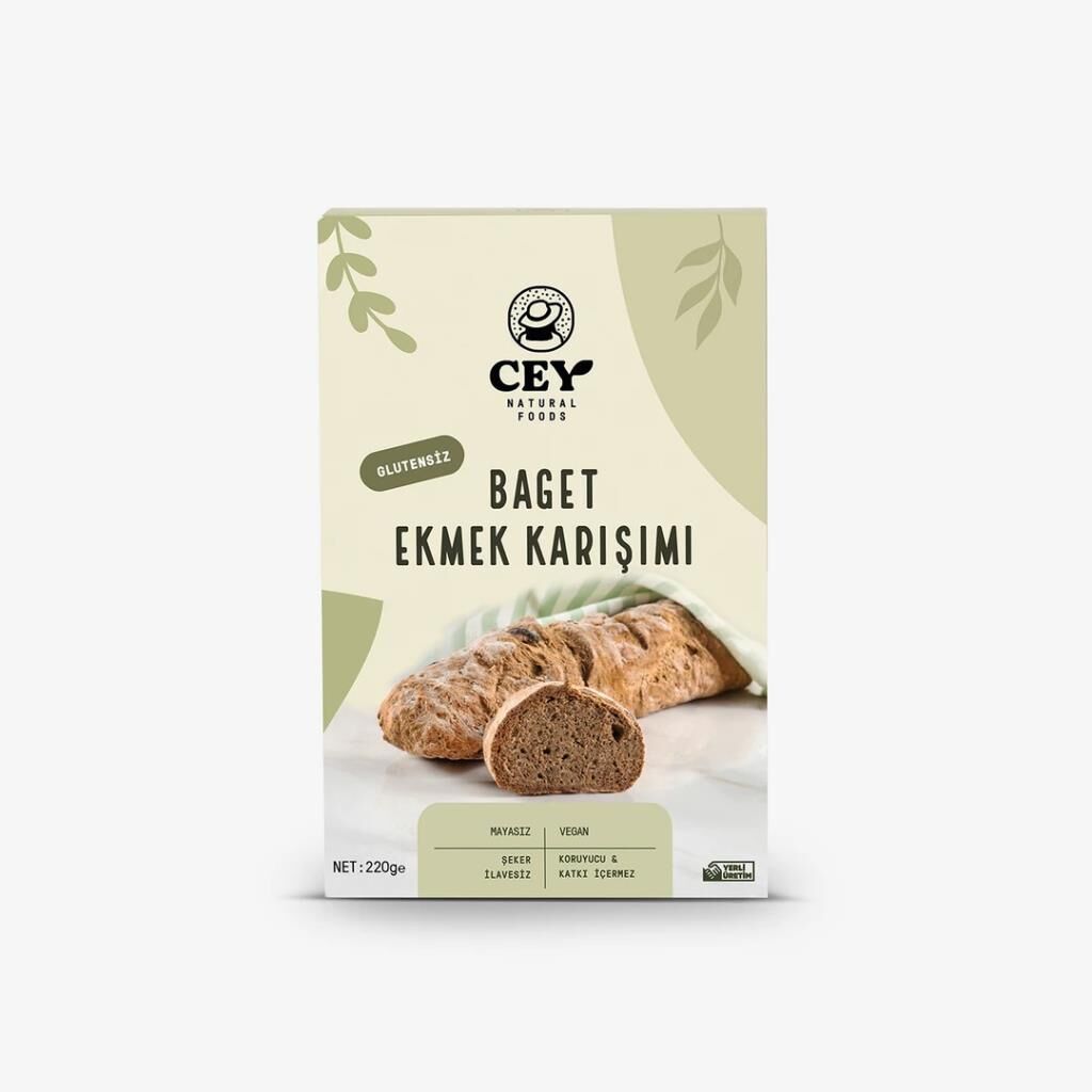 Cey Glutensiz Baget Ekmek Karışımı 220 gr