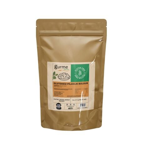 Gurme Glutensiz Pilavlık Bulgur 1 Kg