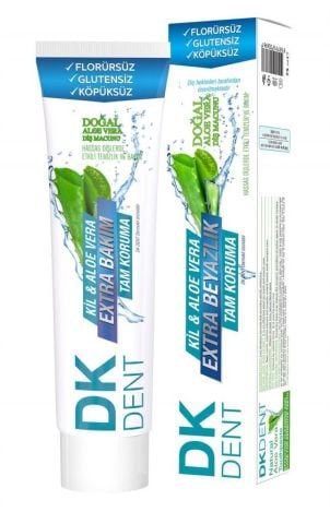DKDent Glutensiz Aloe Vera Diş Macunu & Fırça 75ml