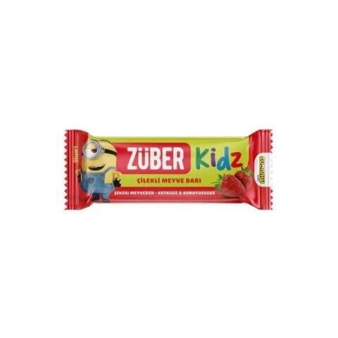 Züber Kidz Glutensiz Çilekli Bar 25 gr