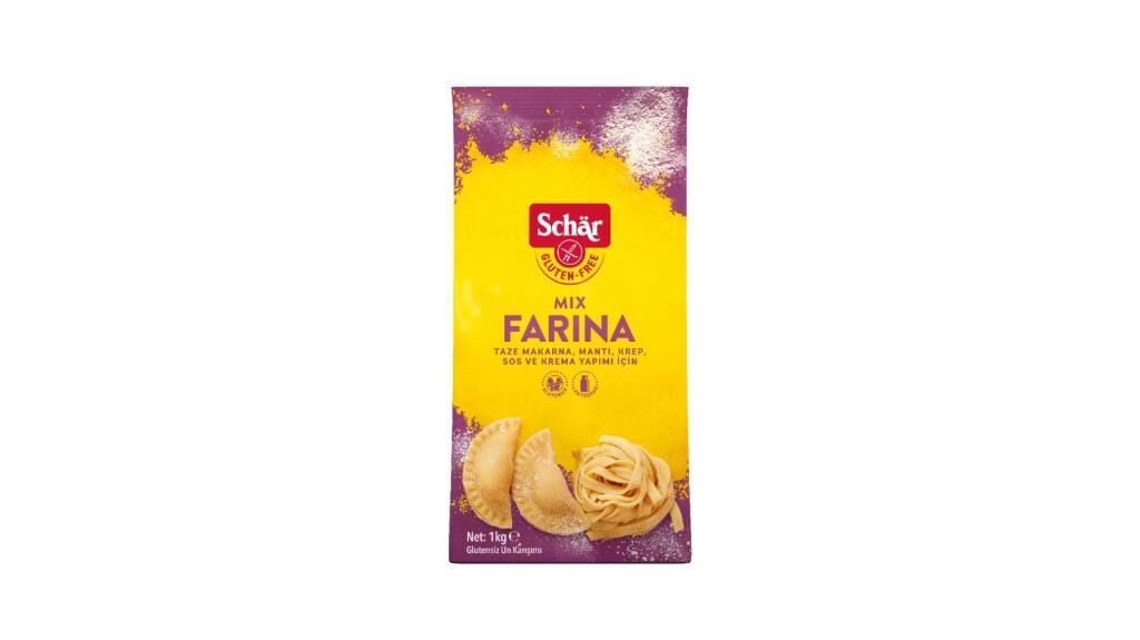 Schar Mix Farina Glutensiz  Makarna,Mantı Unu 1 Kg