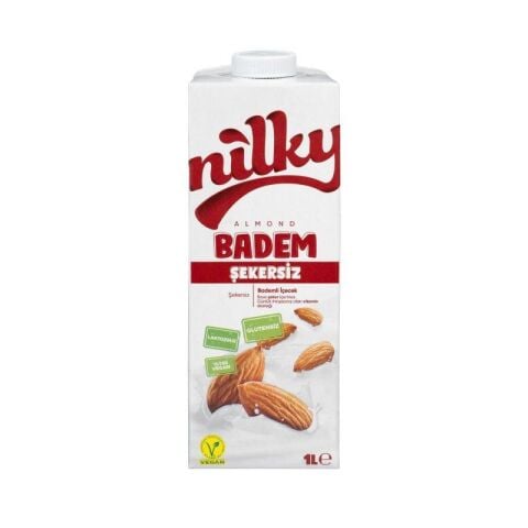 Nilky Glutensiz Bademli Şekersiz İçecek 1L
