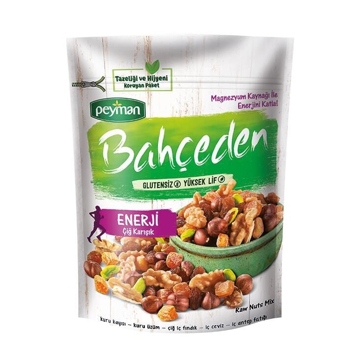 Peyman Bahçeden Glutensiz Çiğ Karışık Enerji 140gr