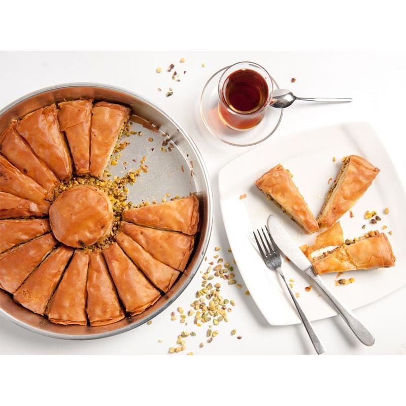 Glutensiz Fıstıklı Baklava (şerbetsiz tepside)