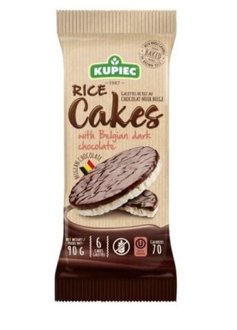 Kupiec Bitter Belçika Çikolatalı Pirinç Patlağı 90 Gr