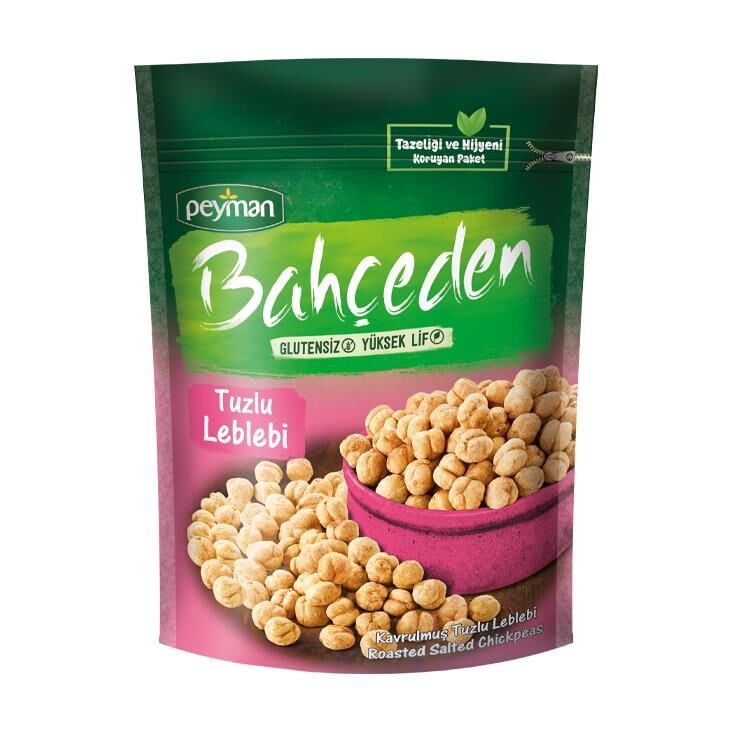 Peyman Bahçeden Glutensiz Kavrulmuş Tuzlu Leblebi 180 Gr
