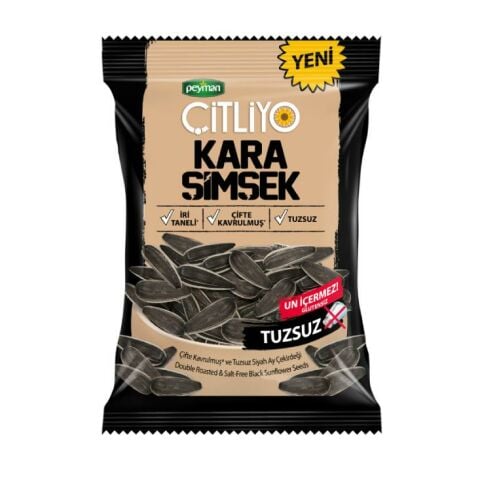 Peyman Çitliyo Glutensiz Kara Şimşek Tuzsuz 80 Gr