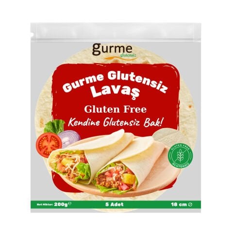 Gurme Glutensiz Lavaş 5’li 200 gr