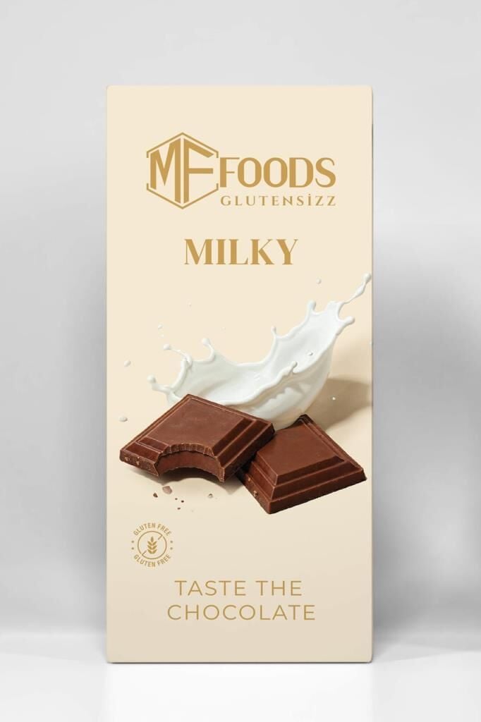 MF Foods Glutensiz Sütlü Tablet Çikolata 100 gr