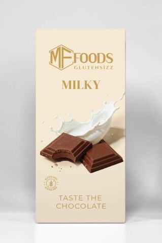 MF Foods Glutensiz Sütlü Tablet Çikolata 100 gr