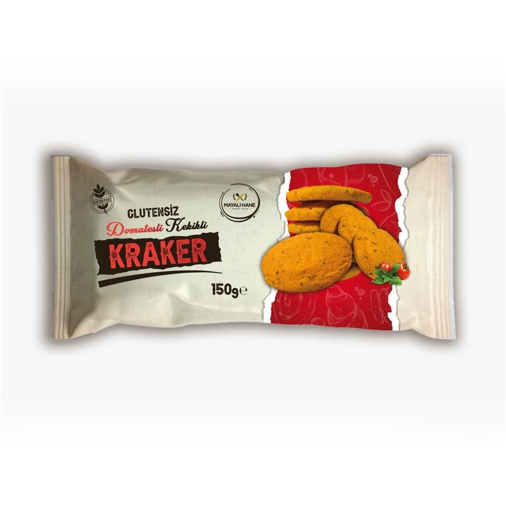Mayalı Hane Glutensiz Domatesli Kekikli Kraker 150 Gr