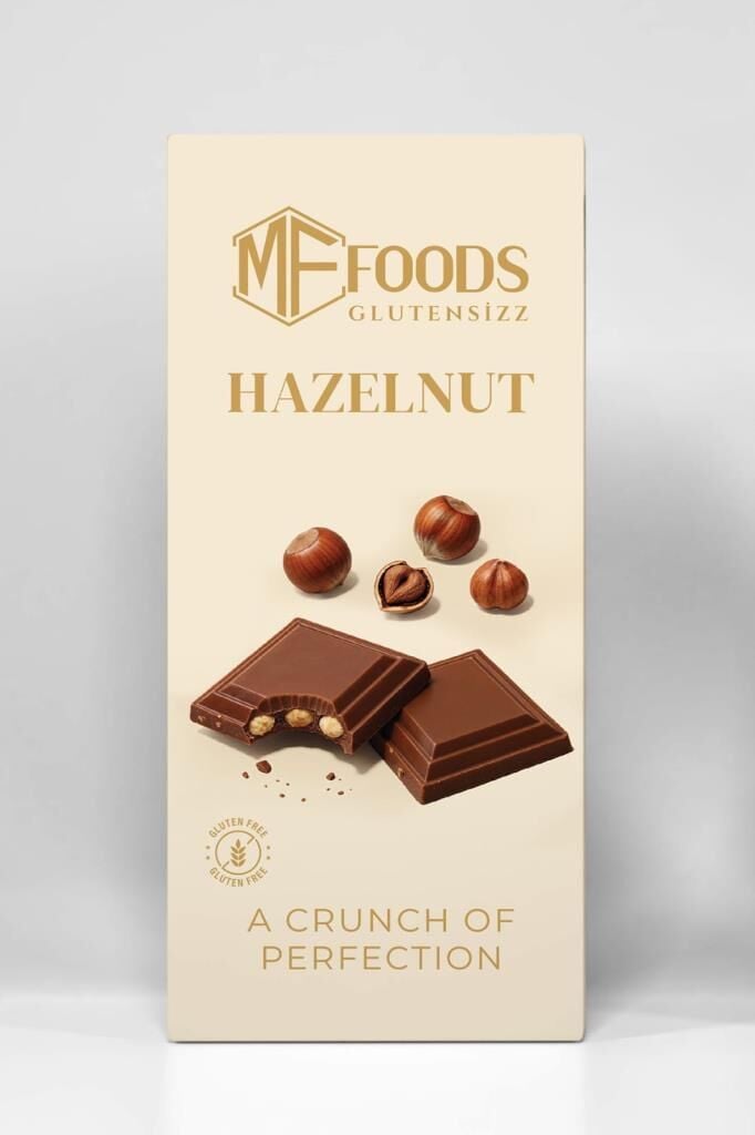 MF Foods Glutensiz Fındıklı Tablet Çikolata 100 gr