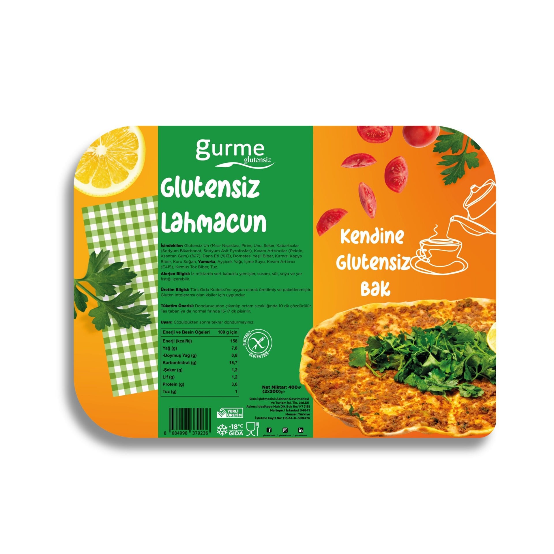 Lahmacun 2 li 400 Gr Donuk