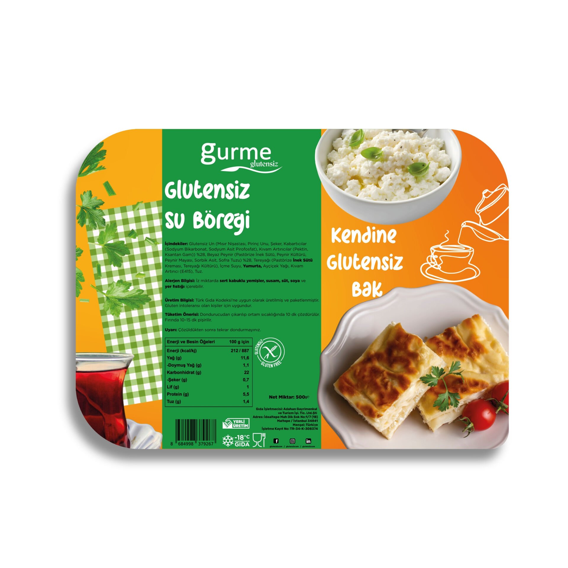 Glutensiz Su Böreği 500g