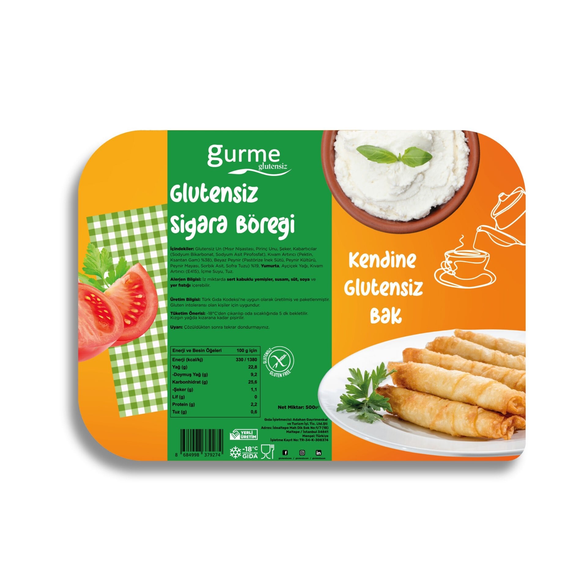 Glutensiz Sigara Böreği 500g