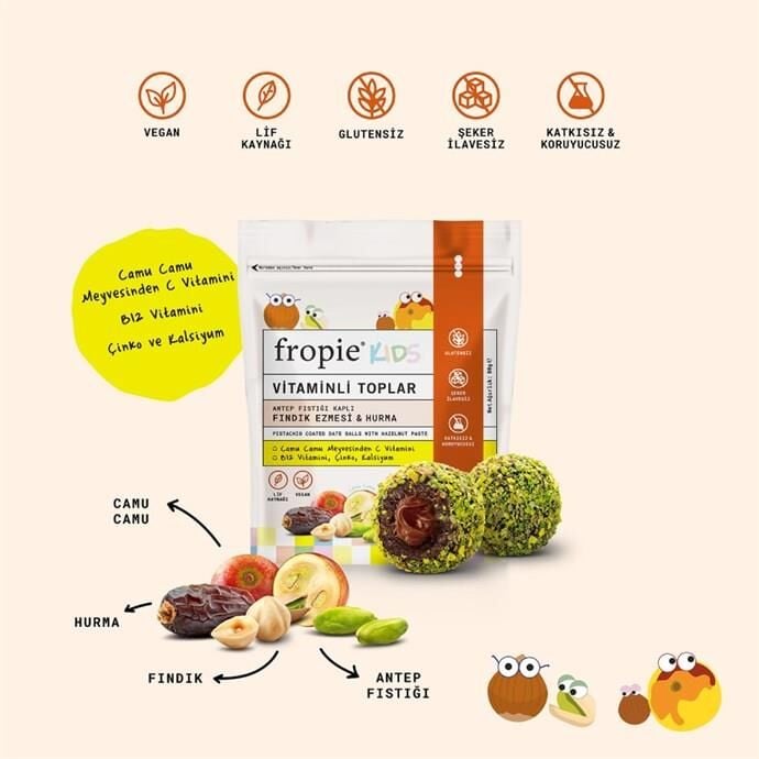 Fropie Antep Fıstıklı Fındık Ezmeli 80 Gr