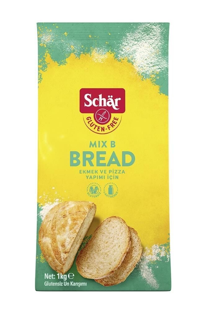 Schar Mix B Bread Mix Glutensiz Ekmek unu 1 KG