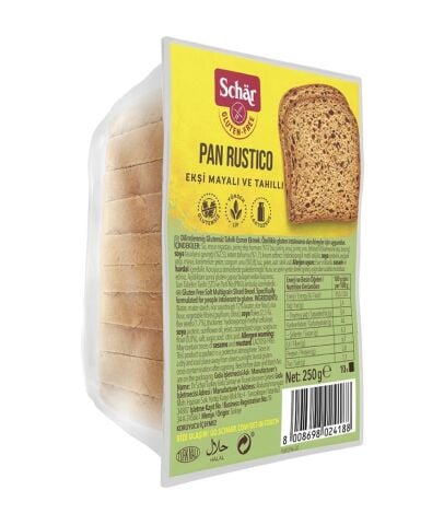 Schar Pan Rustico Glutensiz Çok Tahıllı Ekmek 250 Gr