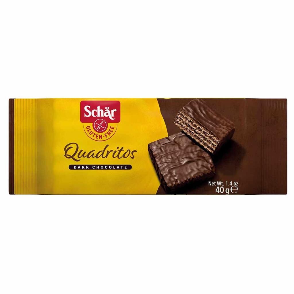 Schar Quadritos Çikolata Kaplı Gofret 40G