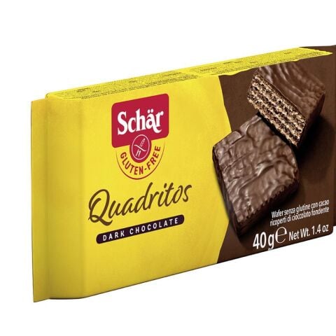 Schar Quadritos Çikolata Kaplı Gofret 40 Gr
