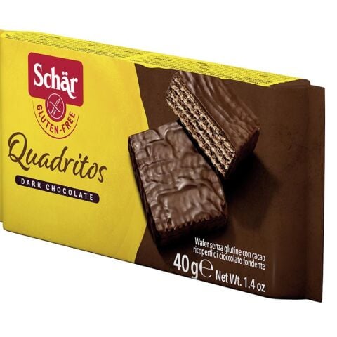 Schar Quadritos Çikolata Kaplı Gofret 40 Gr