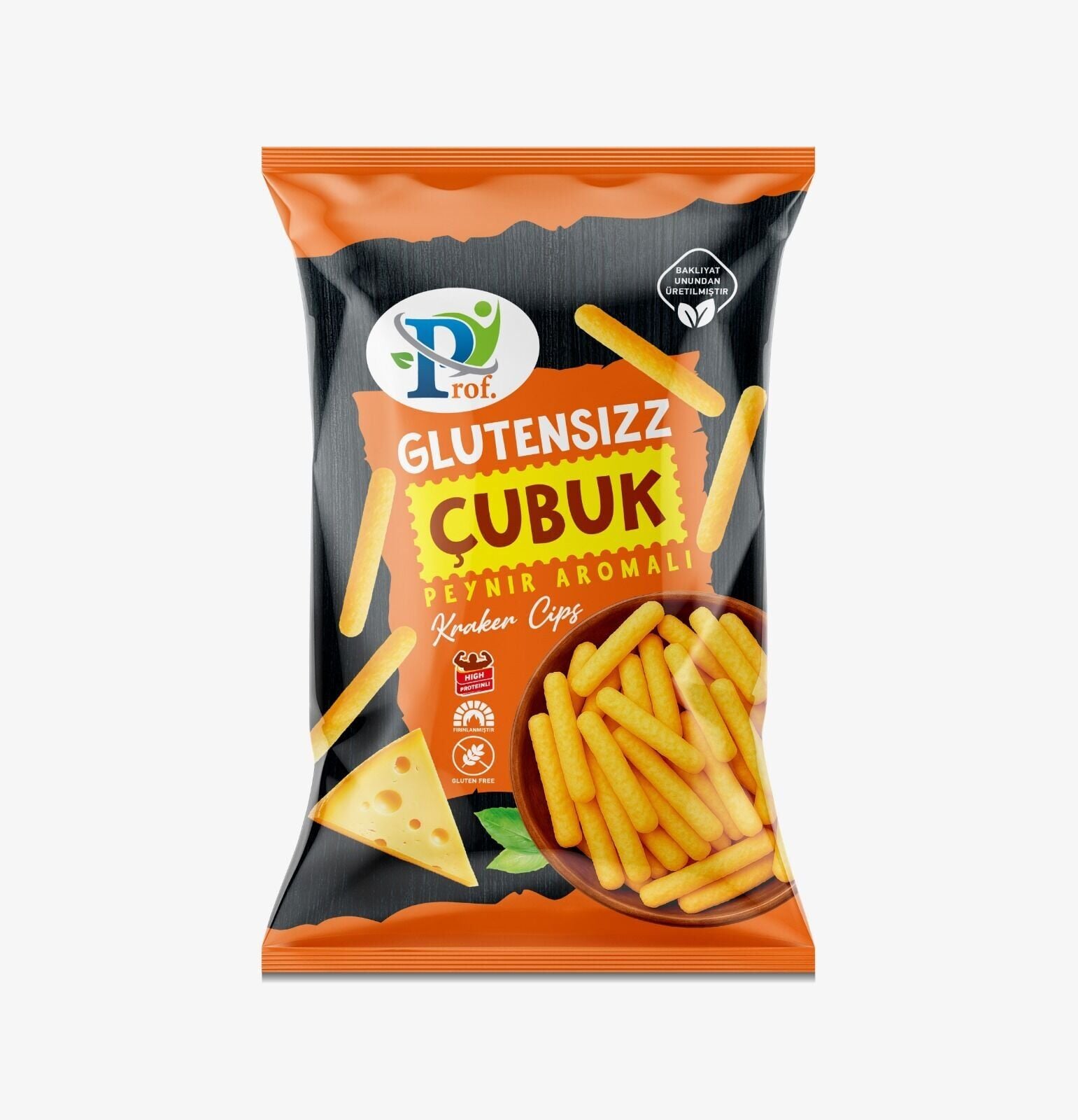 Prof Glutensiz Peynirli  Kraker Cips 75 g