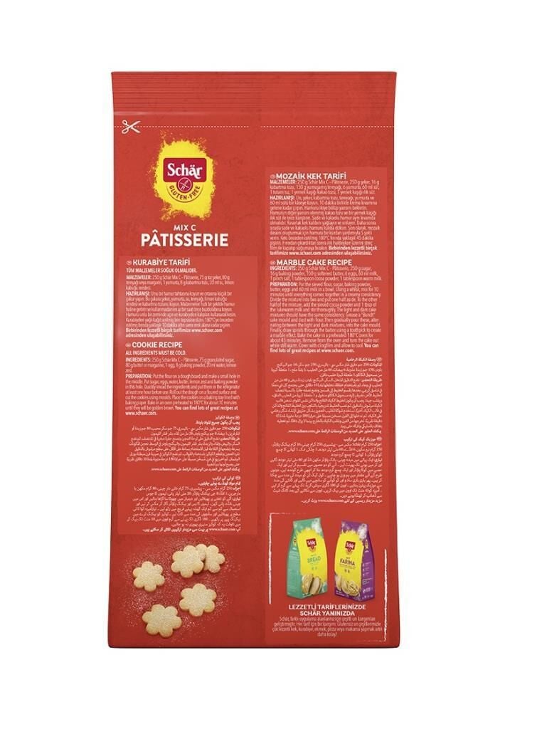 Schar Mix C Patisserie Glutensiz Kek,Kurabiye Unu