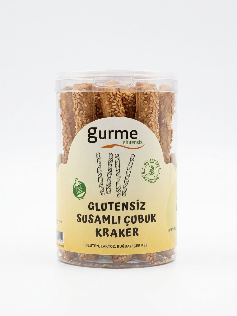 Gurme Glutensiz Susamlı Çubuk Kraker100 gr