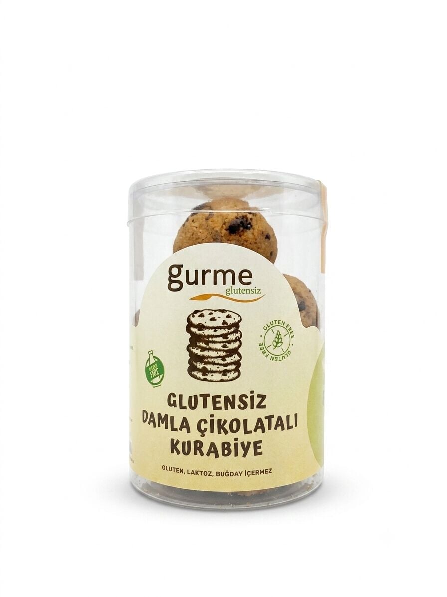 Gurme Glutensiz Damla Çikolatalı Kurabiye 100 gr