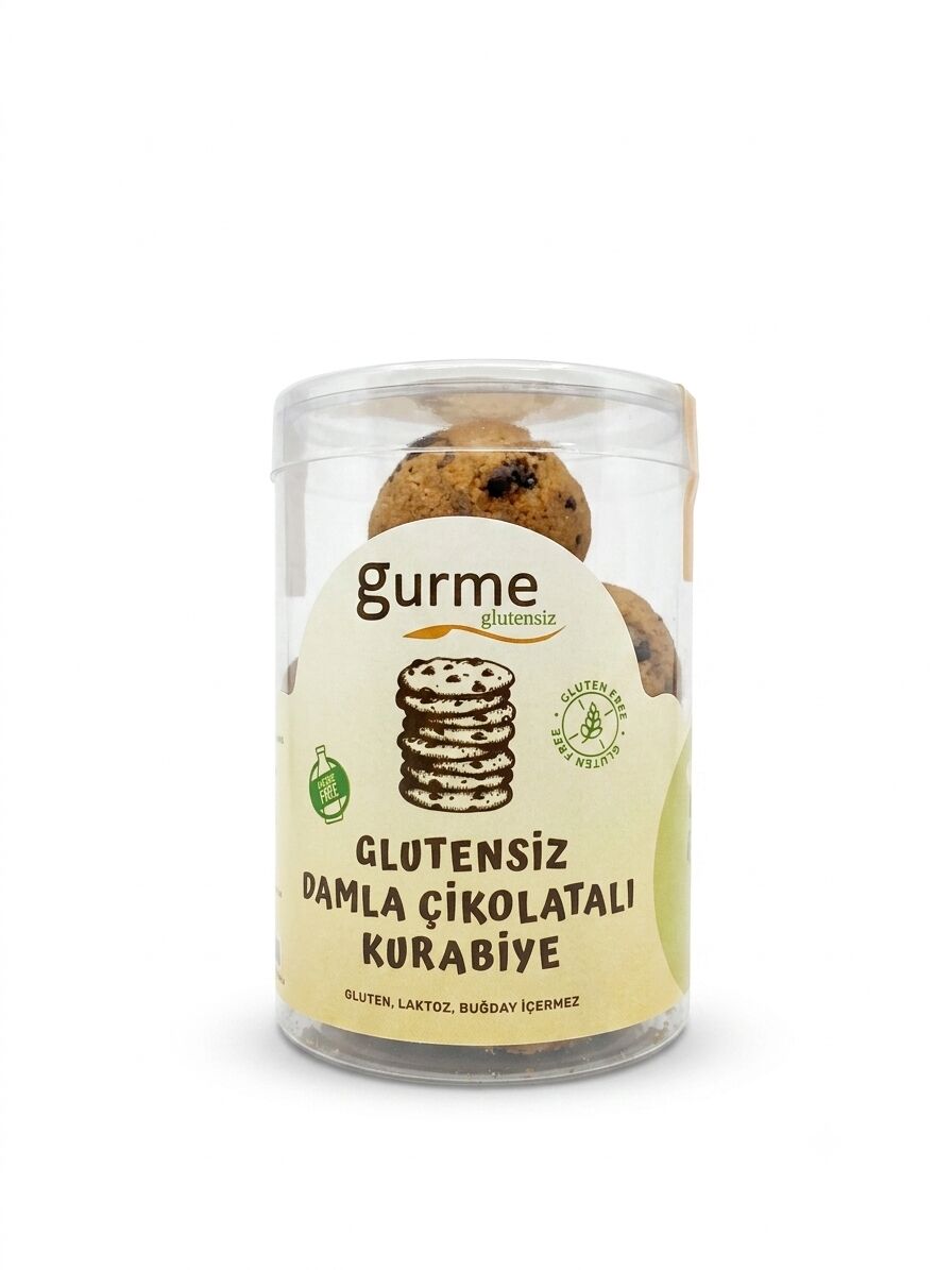 Gurme Glutensiz Damla Çikolatalı Kurabiye 100 gr