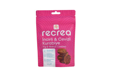Recrea Glutensiz İncirli ve Cevizli Kurabiye 60 gr