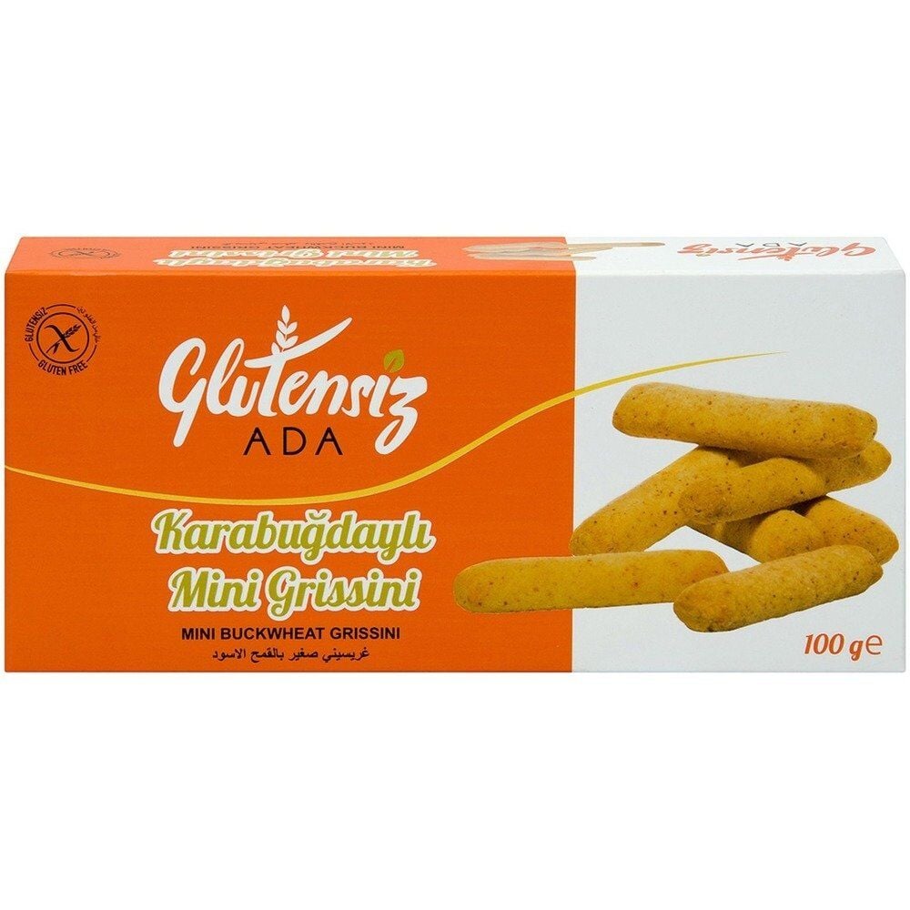 Glutensiz Ada Glutensiz Karabuğdaylı Mini Grissini 100 Gr