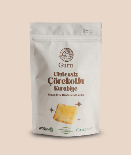 Guru Glutensiz Çörekotlu Kurabiye 80 gr