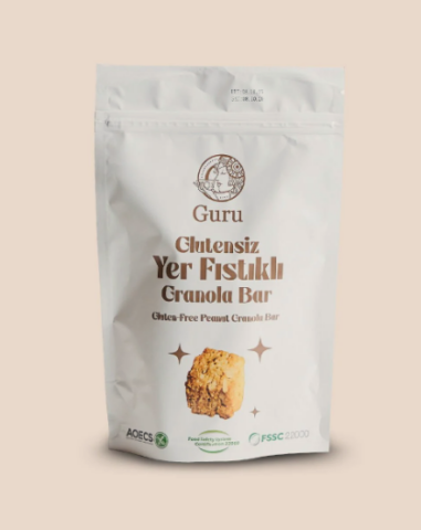 Guru Glutensiz Yerfıstıklı Granola Bar 80 gr