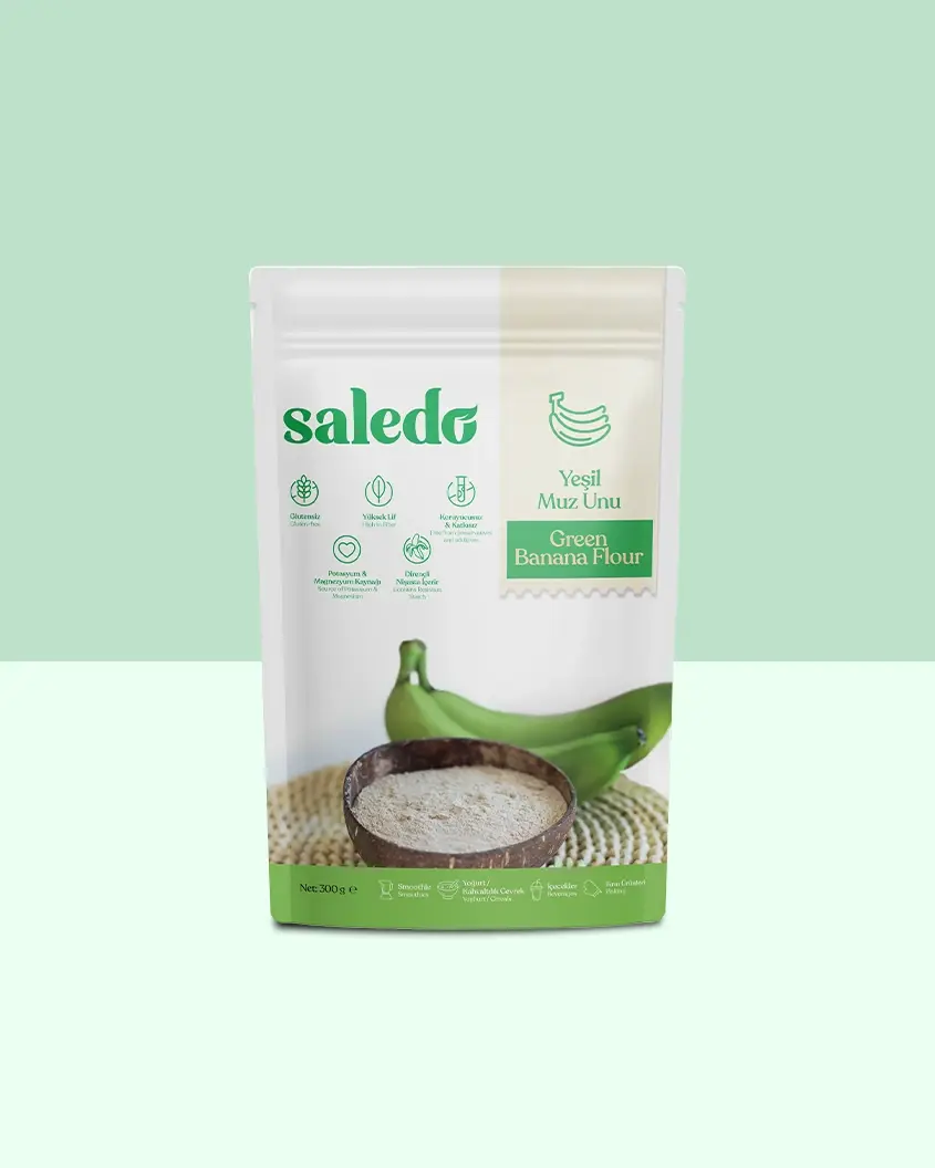 Saledo Glutensiz Yeşil Muz Unu (300gr)