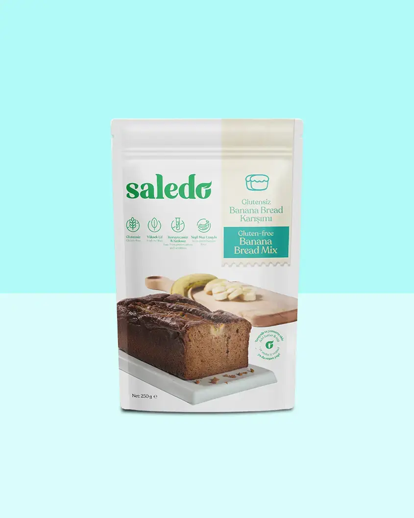 Saledo Glutensiz Banana Bread Karışımı (250gr)