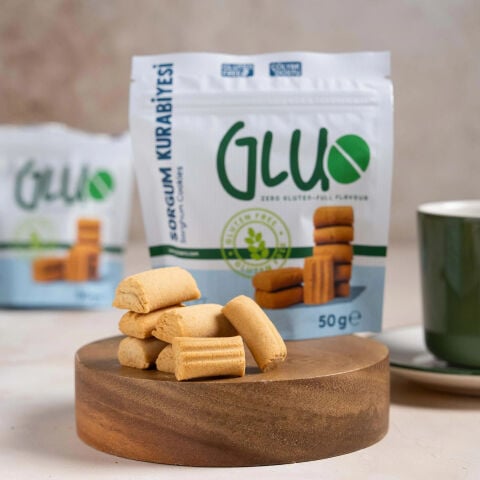 Gluzero Glutensiz Sorgum Kurabiyesi 50 g