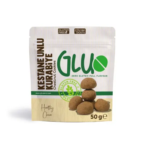 Gluzero Glutensiz Kestane Unlu Kurabiye 50 g