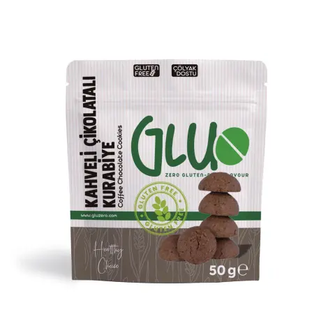 Gluzero Glutensiz Kahveli Çikolatalı Kurabiye 50 g