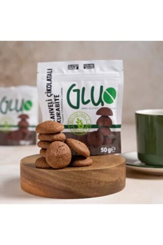 Gluzero Glutensiz Kahveli Çikolatalı Kurabiye 50 g