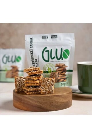 Gluzero Glutensiz Ayçekirdekli Yaprak Galeta 50 g