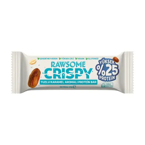 Rawsome Glutensiz Tuzlu Karamelli Protein Bar 40 g