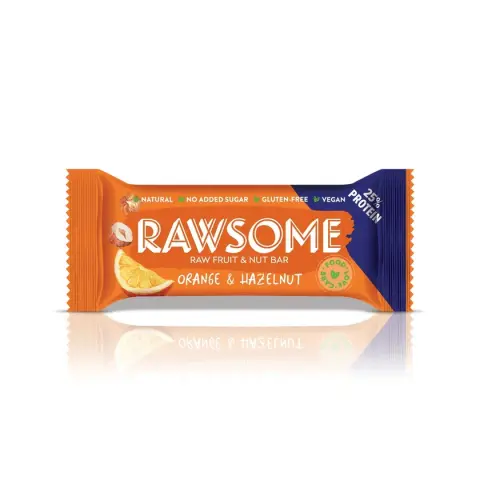 Rawsome Glutensiz Portakal ve Fındıklı  Bar 40 g