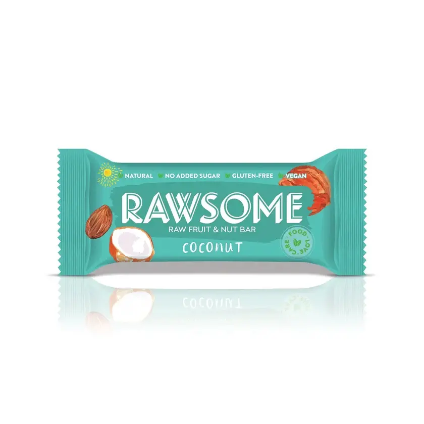 Rawsome Glutensiz Hindistan Cevizlii Bar 40 g