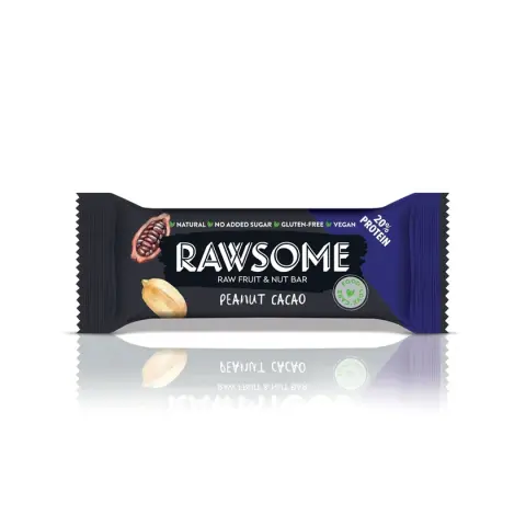 Rawsome Glutensiz Yerfıstıklı Kakaolu Bar 25 g