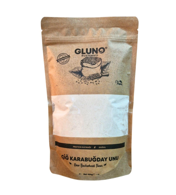 Gluno Glutensiz Çiğ Karabuğday Unu 500 gr