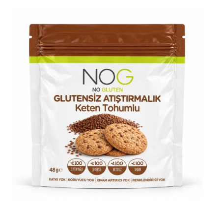 Nog Glutensiz Keten Tohumlu Atıştırmalık 48 gr