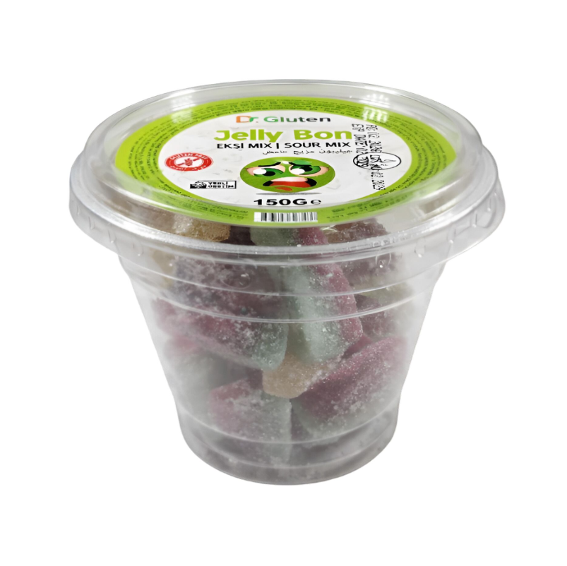 Dr. Gluten Glutensiz Jellybon Ekşi Mix 150 g