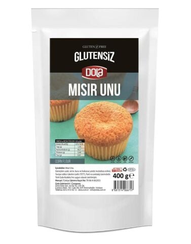 Dola Glutensiz Mısır Unu 400 GR