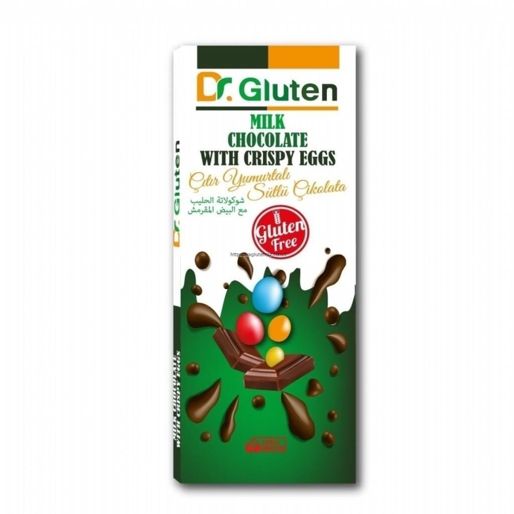 Dr. Gluten Çıtır Dolgulu Sütlü Çikolata 100 gr